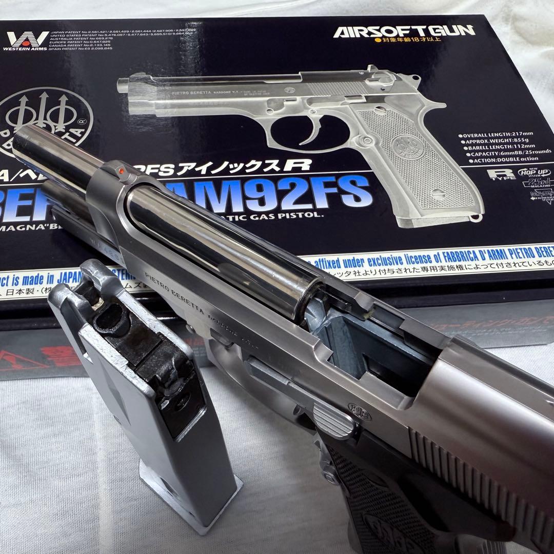 約948g【美品】日本製エアソフトガン WA M92FS R ウエスタンアームズ