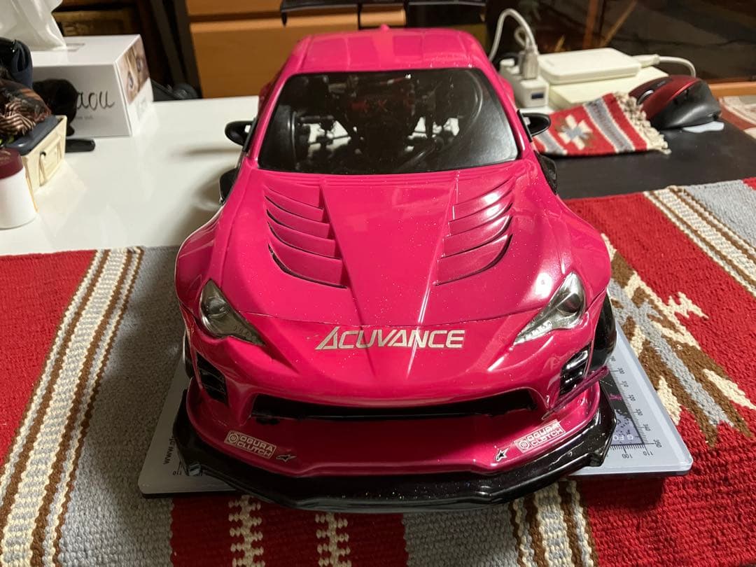 86 ドリフトボディー　GTウイング　ラメ塗装