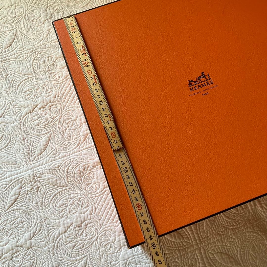 HERMES オレンジ box ケリー　バーキン　34.5✖️34.5✖️14