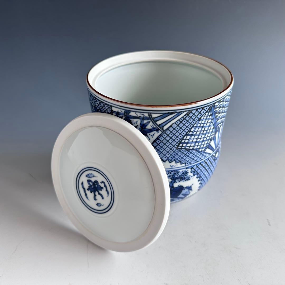 茶道具　染付　扇面絵　皆具　林秀峰　共箱　台子　水指　尺立　建水　稽古　点前