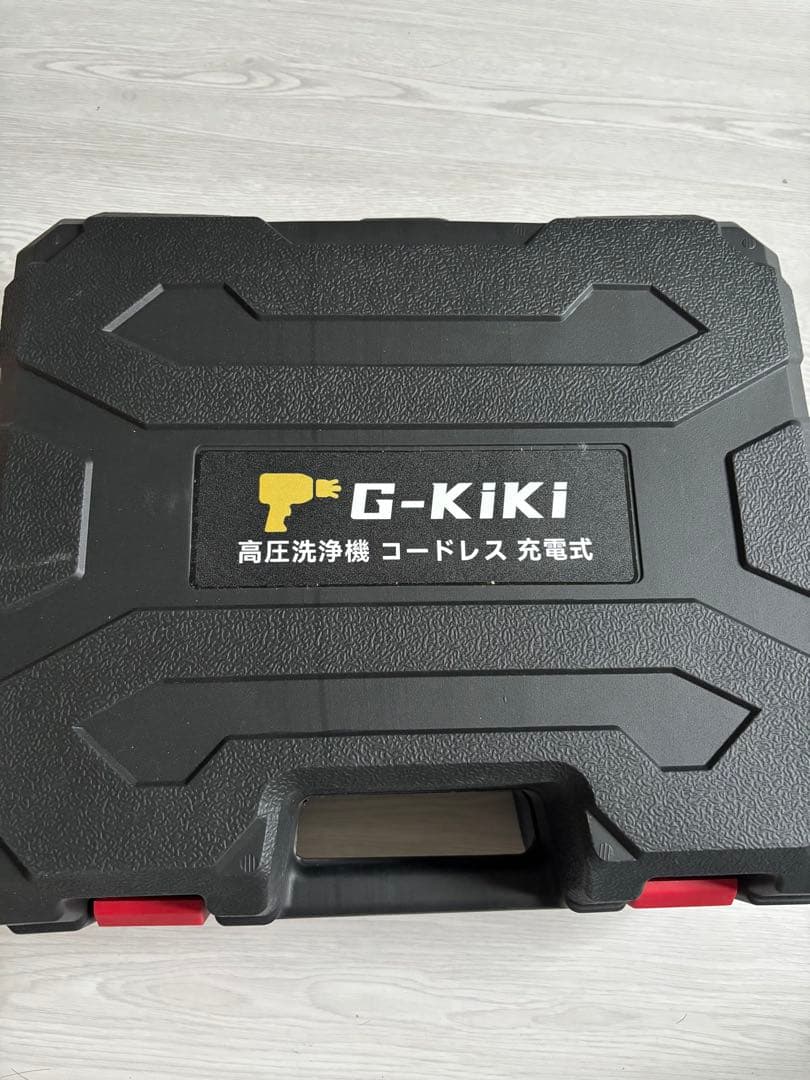 高圧洗浄機 コードレス 充電式 20000mAhバッテリー２個 LED残量表示