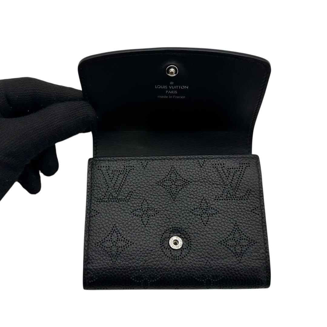 新品に近い　新型IC・箱付き　ヴィトン　マヒナ　ポルトフォイユイリスコンパクト