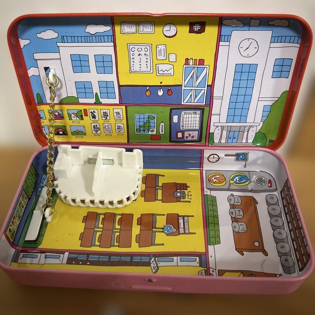 ちびまる子ちゃんレトロ筆箱　ゆかいな学校