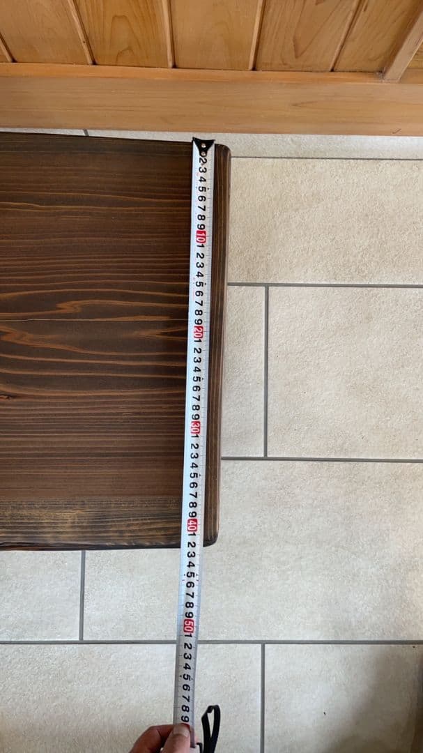 n*3様 市場で一目惚れした杉の一枚板を二度と同じ形の物は作れないローテーブルに