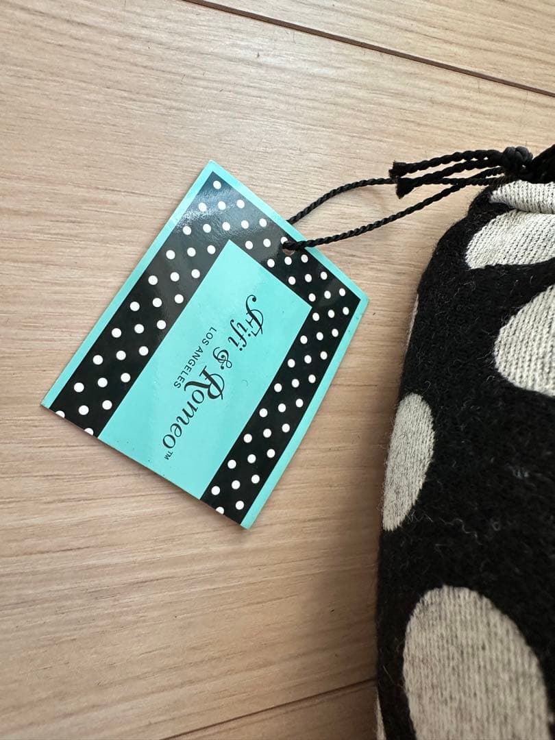 未使用品FIFI&ROMEOフィフィロメオ☆ドット柄ベッド水玉クッションペット