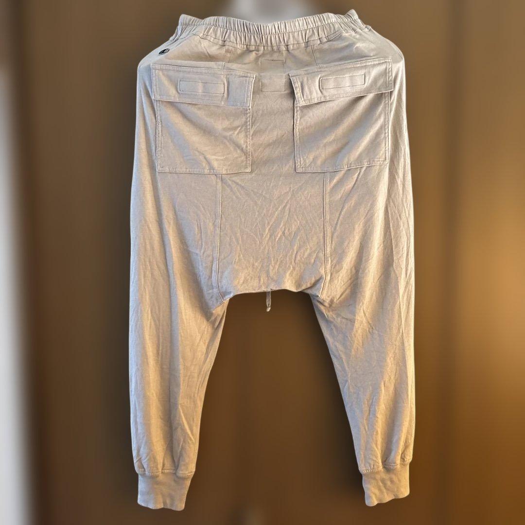 リックオウエンス チャンピオン ベージュ サルエルパンツ ドローストリング