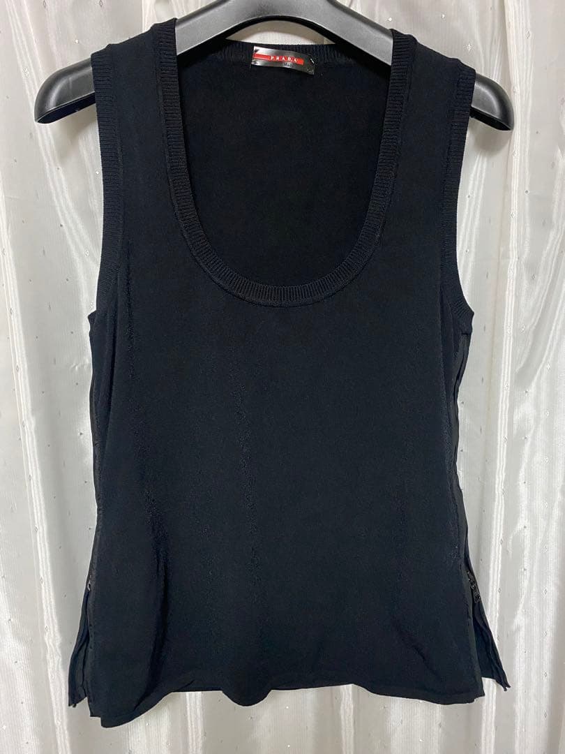 PRADA SPORT 00s サイドジップタンクトップ Uネック