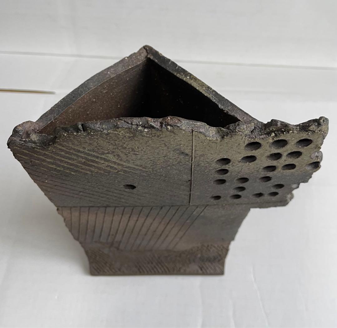 亀井勝　灰釉花入