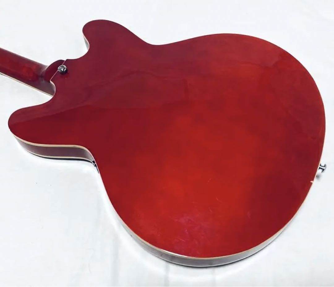 動作良好 GROTE guitar セミアコ―スティックギター レアカラー