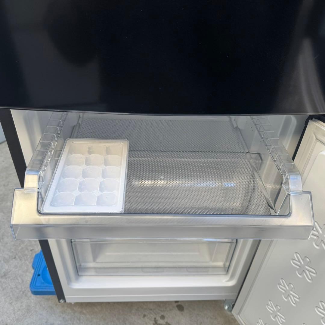 113⭐️2025.24年製美品★ハイアール冷蔵庫洗濯機　ブラック　黒　家電セット