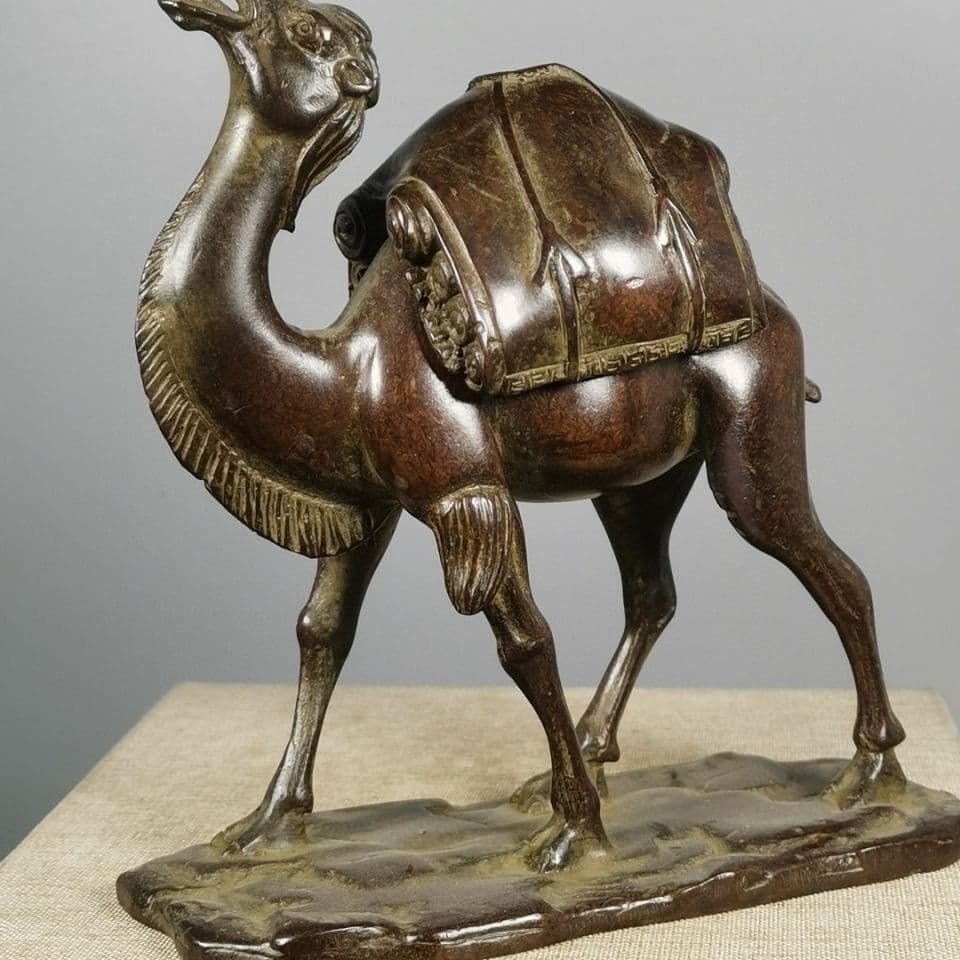 蘇工 銅器 香炉 駱駝香炉 香道具 装飾品 工芸品 美術品 置物
