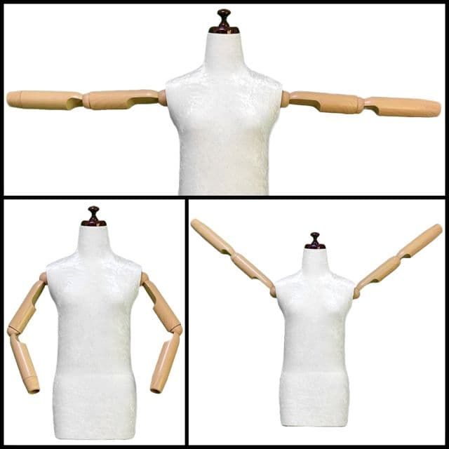 和装トルソー腕付き　着付け練習用マネキン　和装ボディ　着付けマネキン可動腕