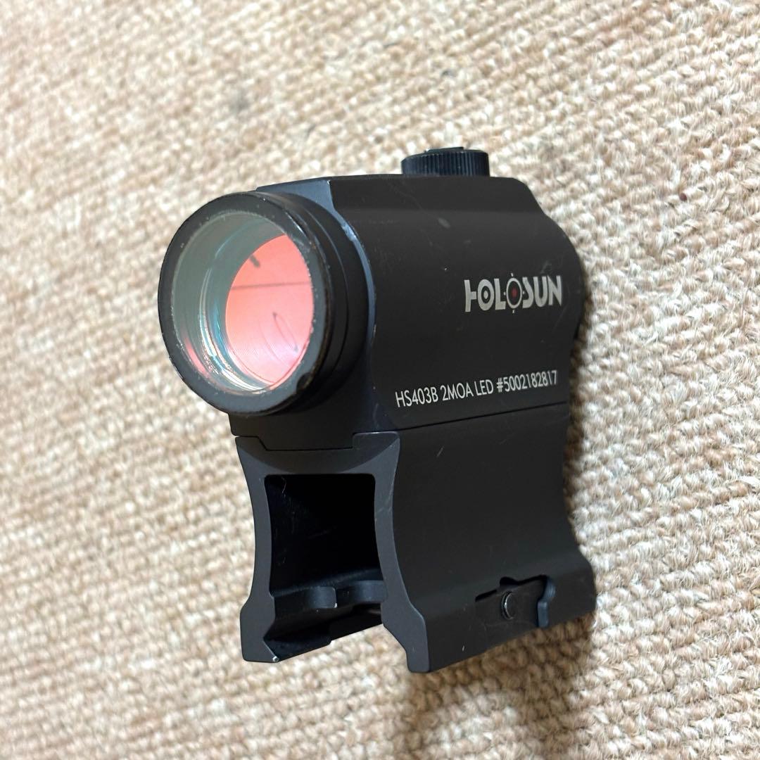 【実物】ホロサンHOLOSUN HS403B レッドドットサイト