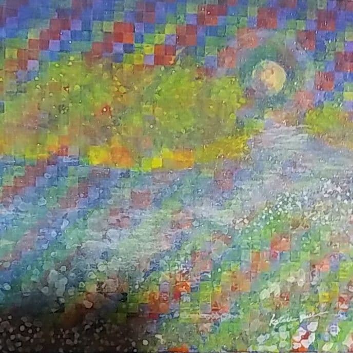 三浦勝康アクリル画