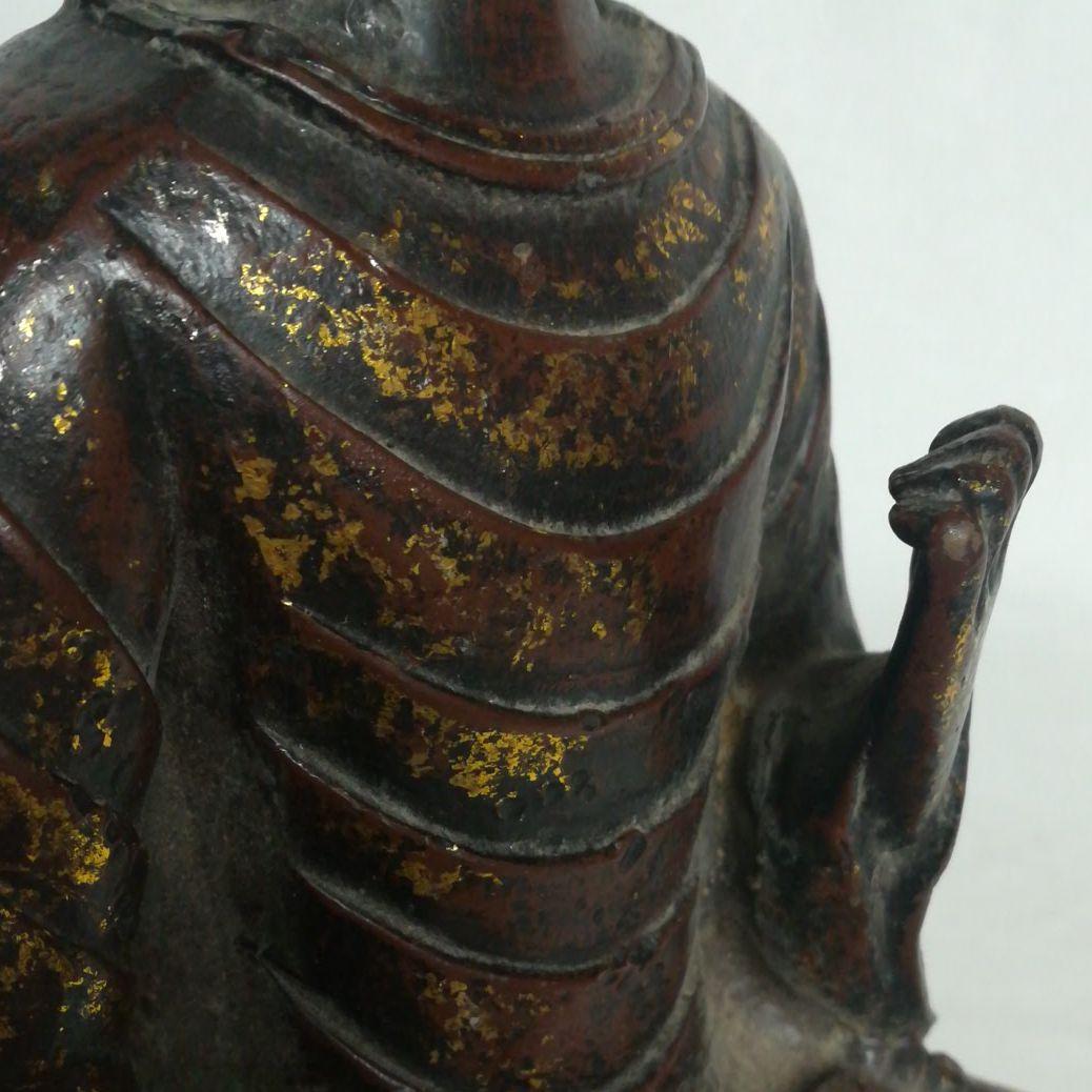 鉄製　釈迦如来坐像　仏像