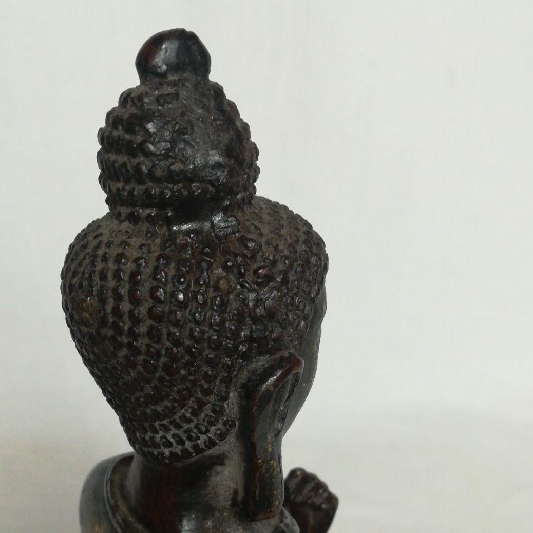 鉄製　釈迦如来坐像　仏像