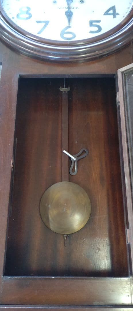 公家實さま専用　SEIKOSHA 木製振り子時計　大