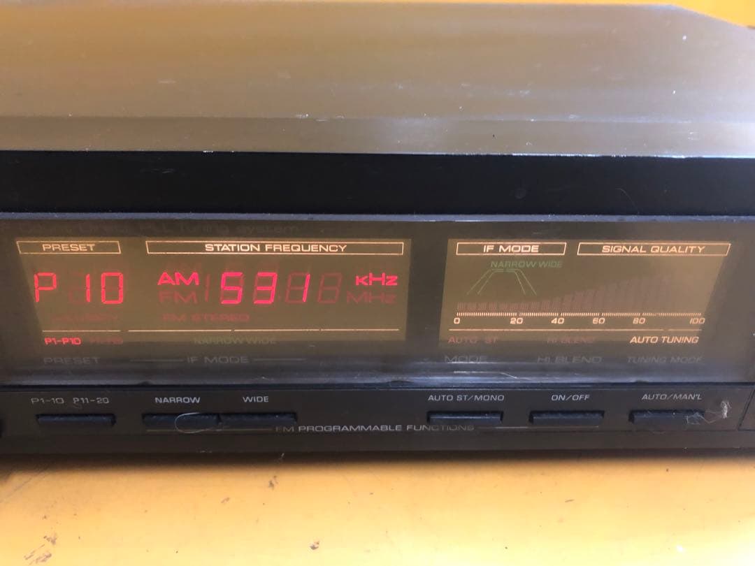YAMAHA TX-500 AM/FMステレオチューナー 通電確認のみ 現状品