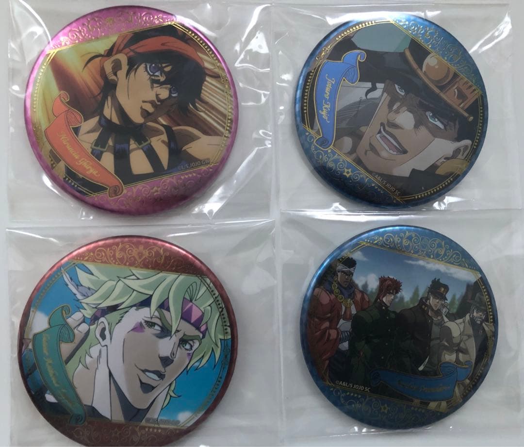 ジョジョの奇妙な冒険　缶バッジ