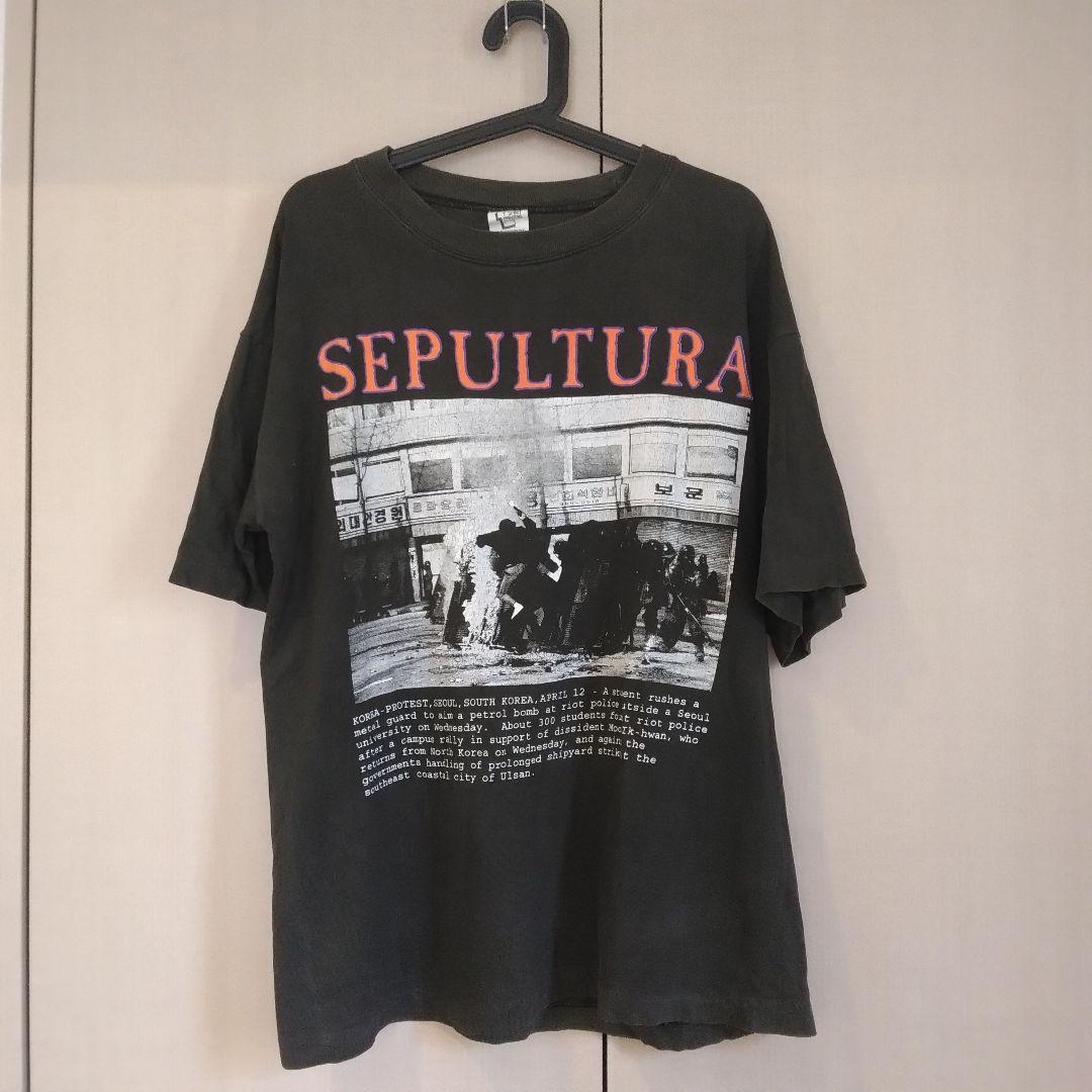 SEPULTURA Tシャツ 94年購入 Lサイズ ブラック　90s
