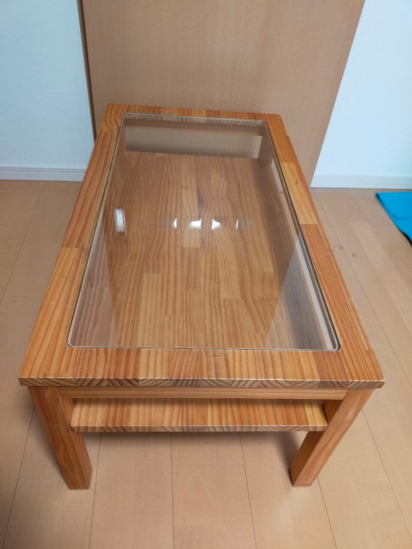 手渡しのみ モモナチュラル ローテーブル W90×D50×H40　BT900NG