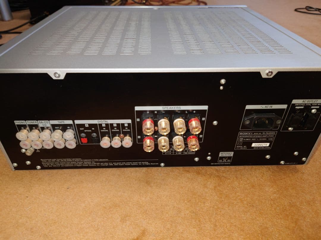 【週末値下げ】リモコン付き SONY FA1200ES プリメインアンプ