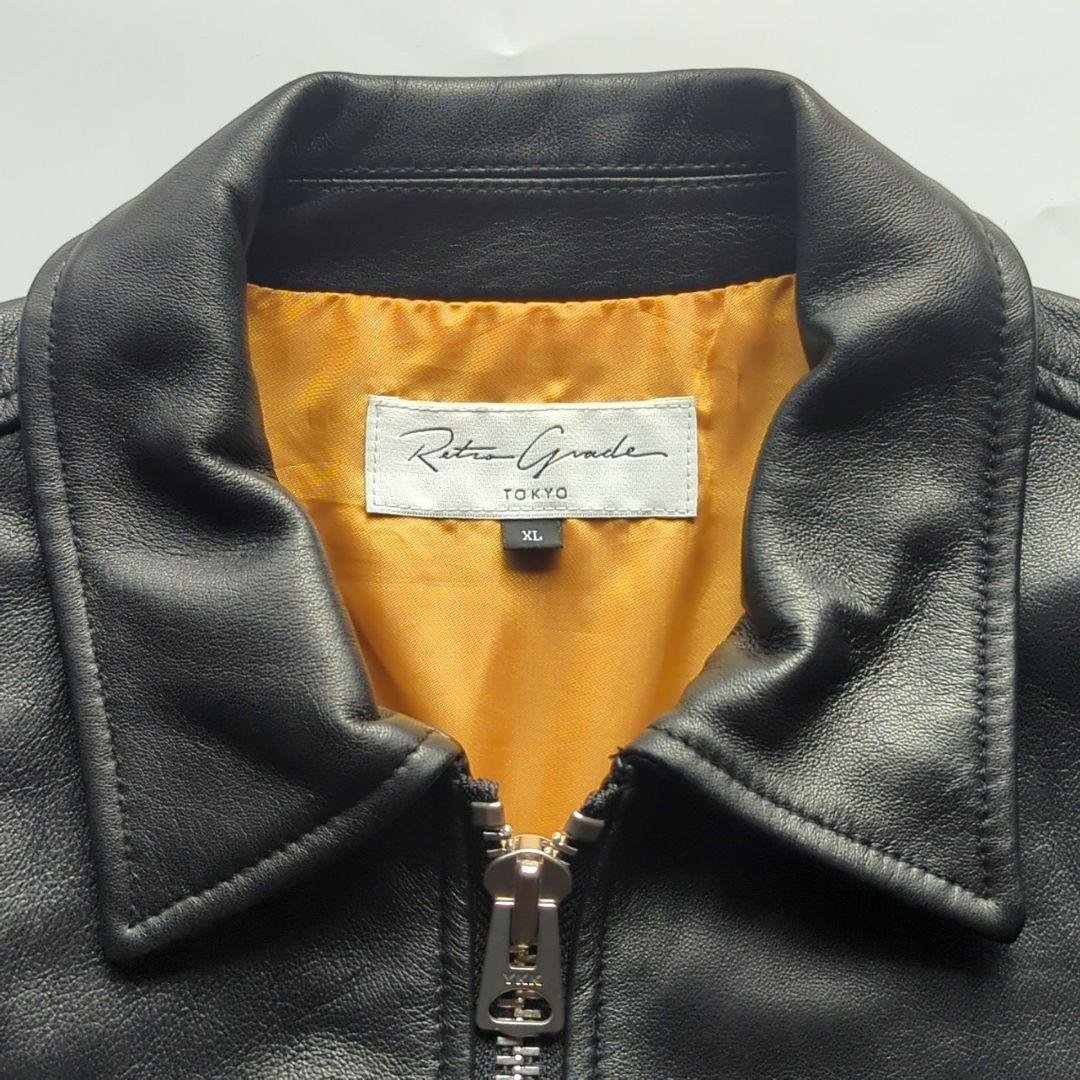 RETROGRADE ＸＬ 上野商会 ラムレザー トラッカージャケット