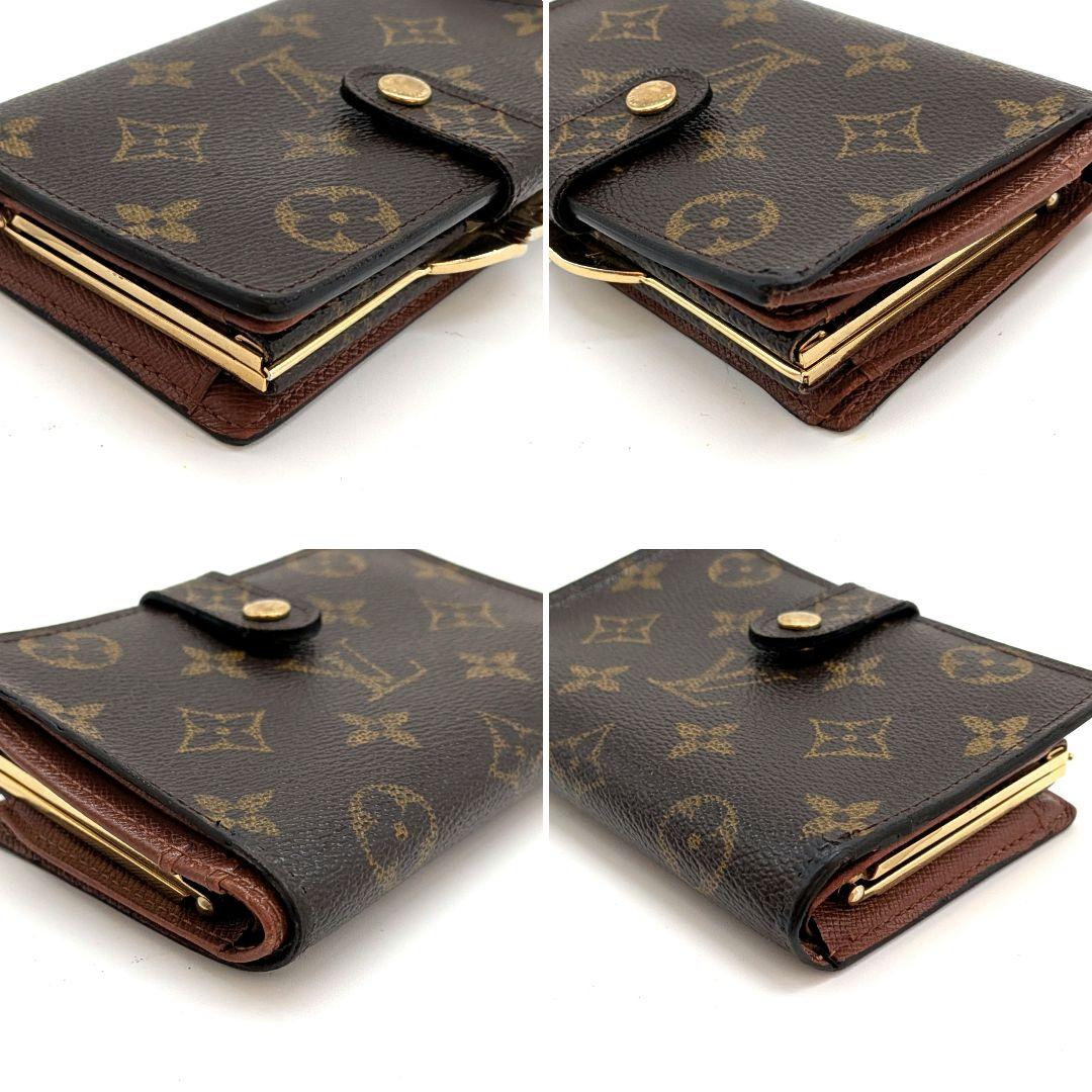 ルイヴィトン モノグラム ビエ ヴィエノワ がま口 折り財布 B32