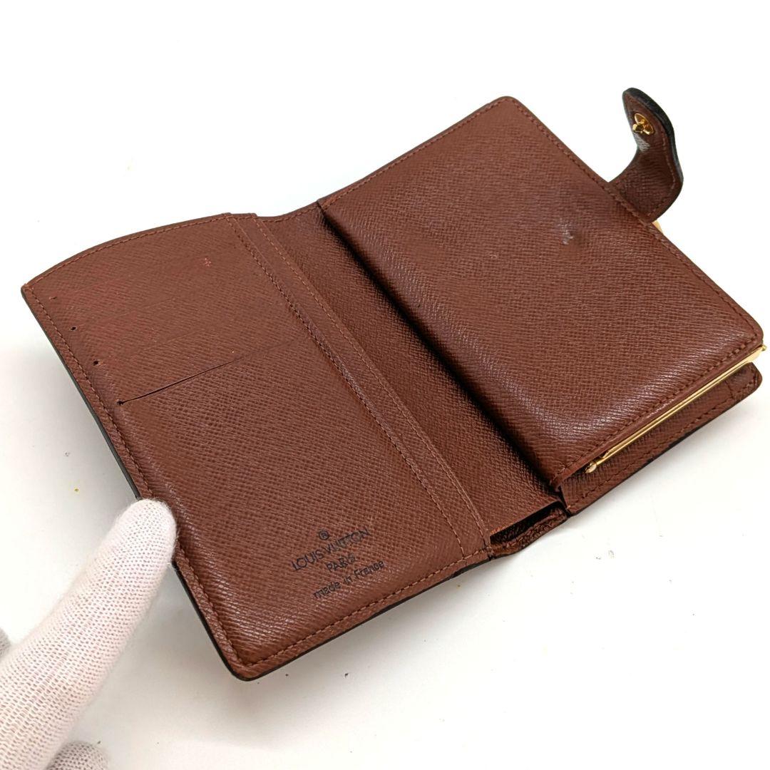 ルイヴィトン モノグラム ビエ ヴィエノワ がま口 折り財布 B32
