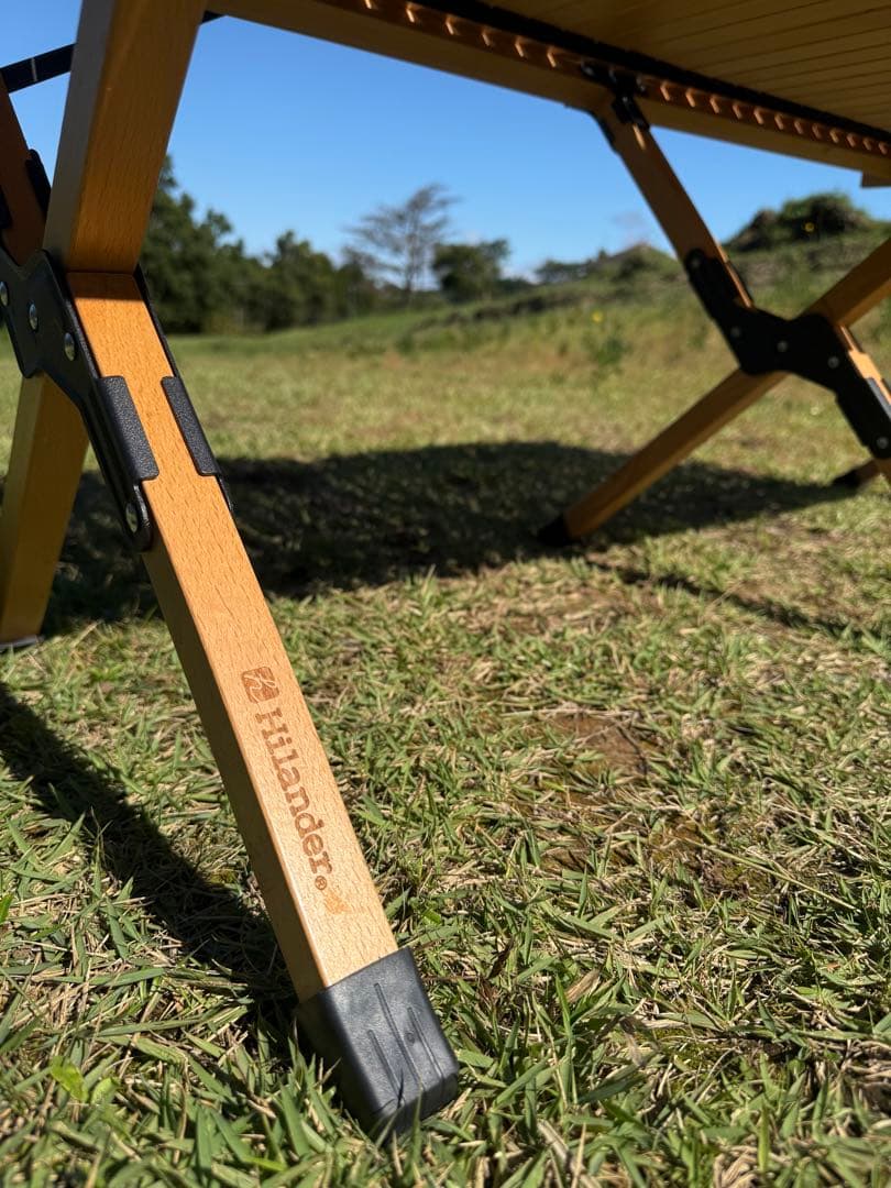 ★値下げ★ハイランダー ウッドロールトップテーブル 120cm