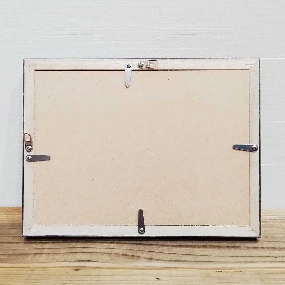 内野隆文　スターリーナイト　絵画　段ボールにアクリル　現代アート　抽象画　額縁