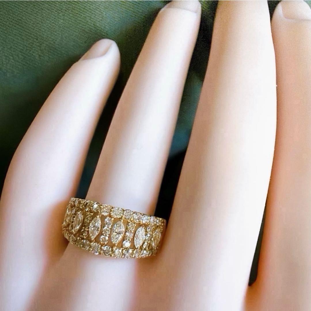 専用　　【3957】 K18 ダイヤモンド 1.00ct 14.5〜15号 鑑別