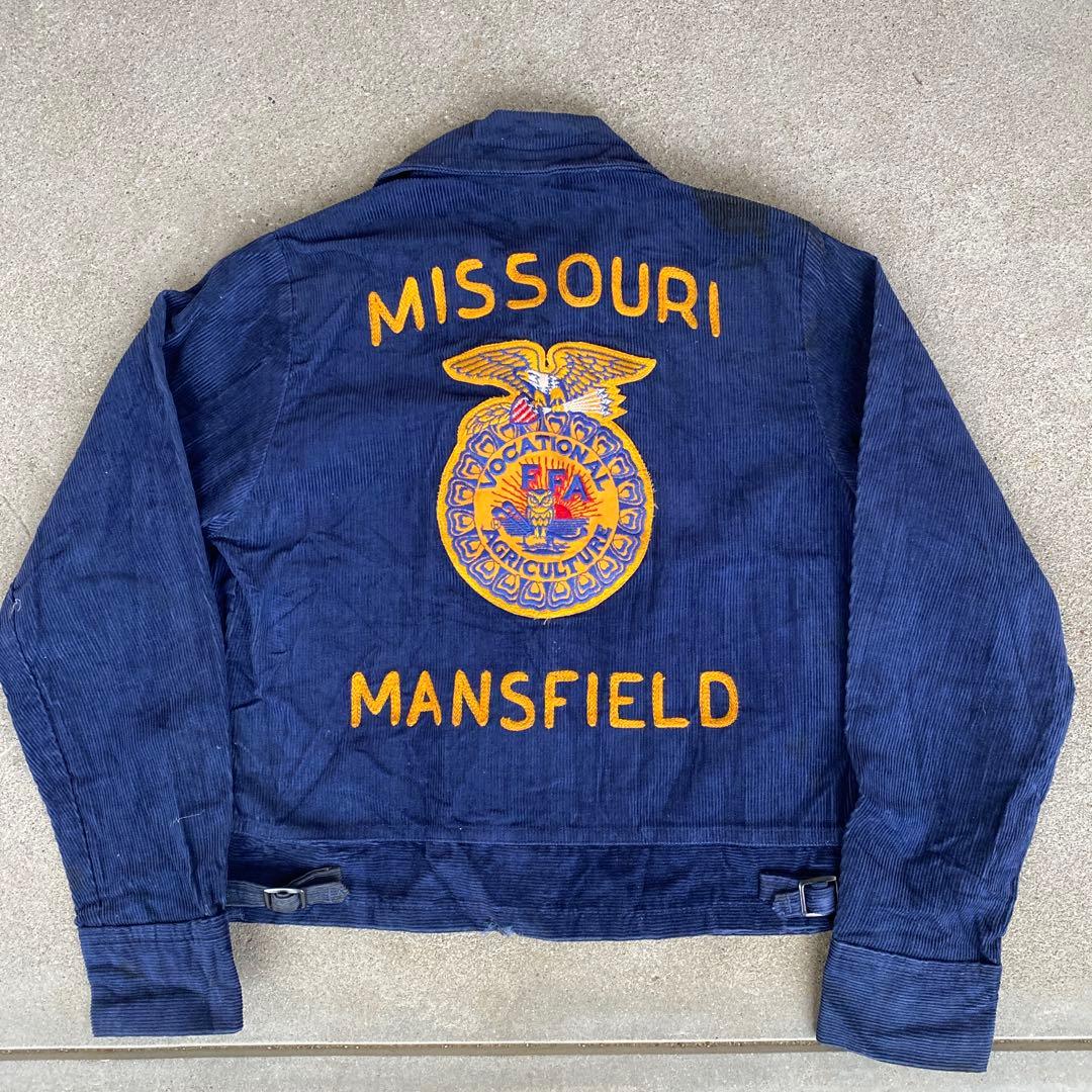 80s FFAジャケットファーマーズジャケット ミズーリ州 S 36 短丈