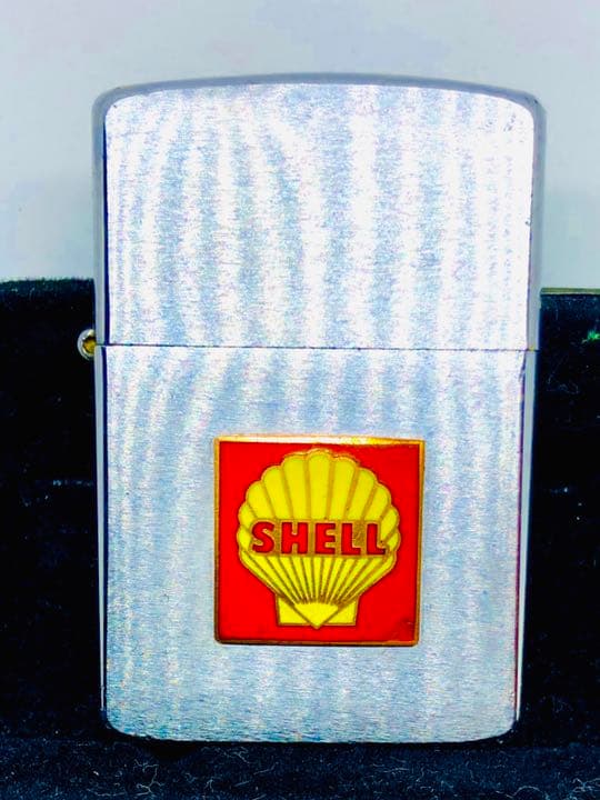 89年＊シエル＊ガソリン＊￼ビンテージ＊SHELL＊エナメル七宝製＊永久保存版