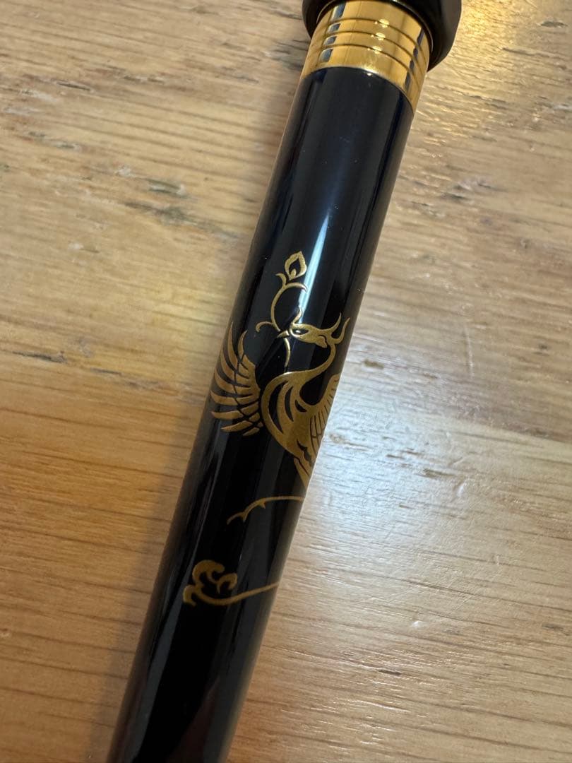 極美品 PILOT 蒔絵 國光会 万年筆 デスクペン 14K 585 M