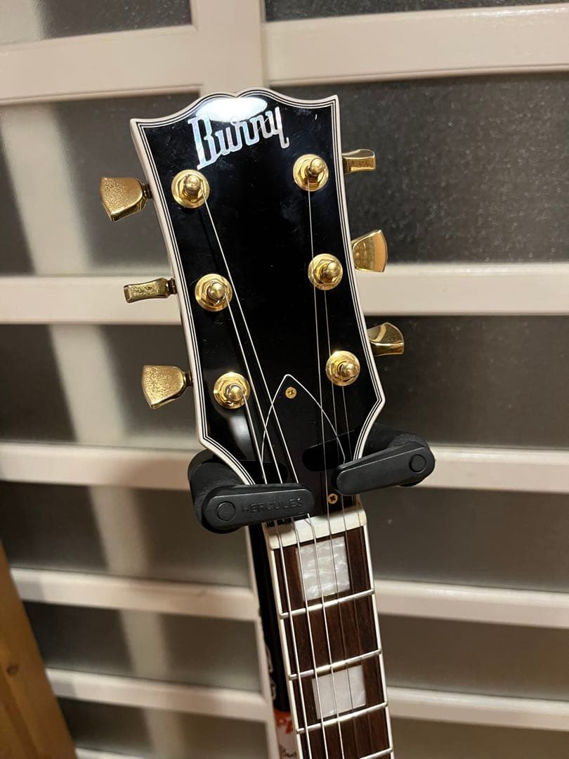 burny SRLC-55 レスポールカスタムタイプ　ブラック【値下げしました】