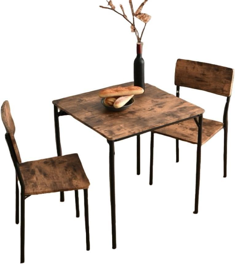 四角 ダイニング 3点セット ダイニングテーブル ブラウン