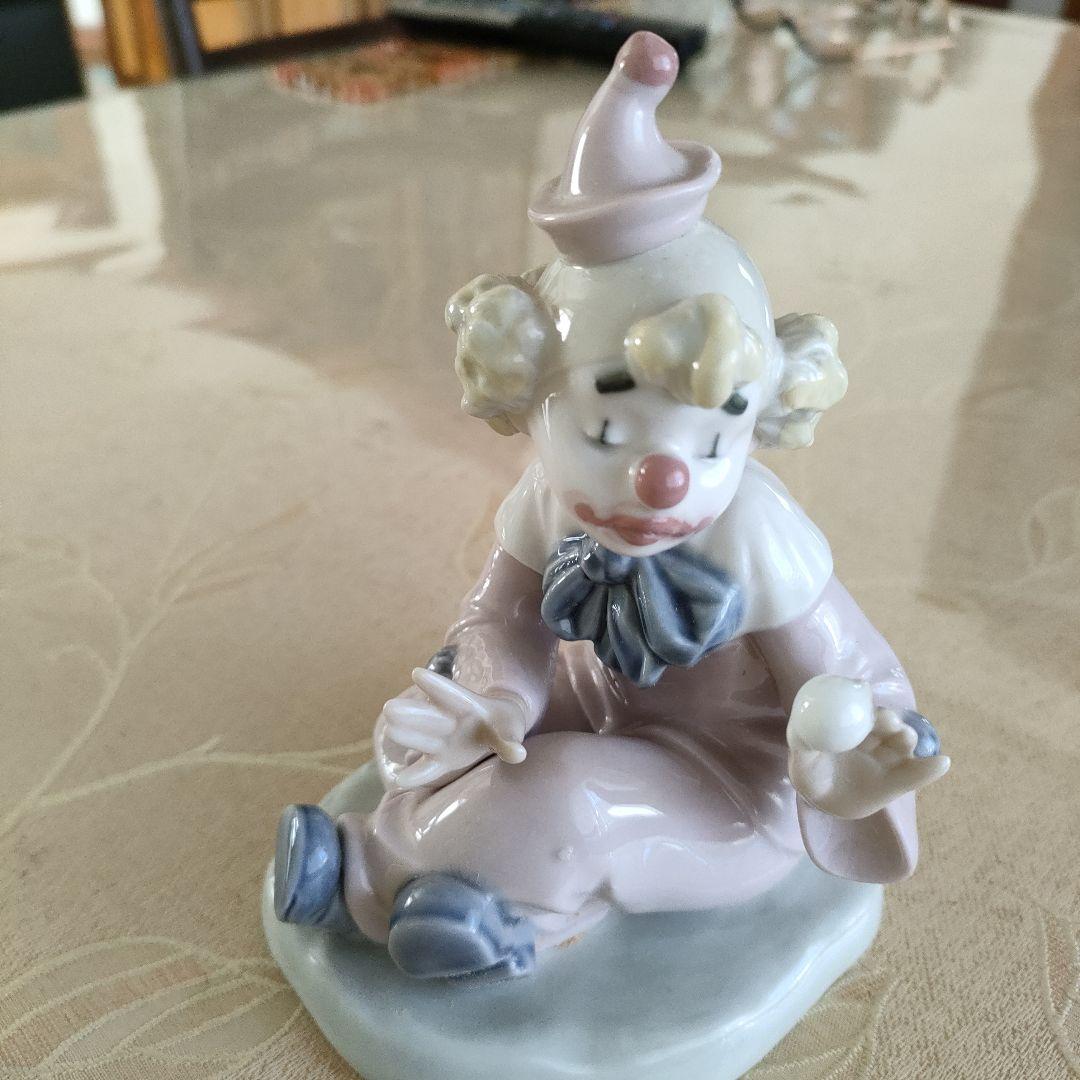 リヤドロ　フィギュリン　ピエロ