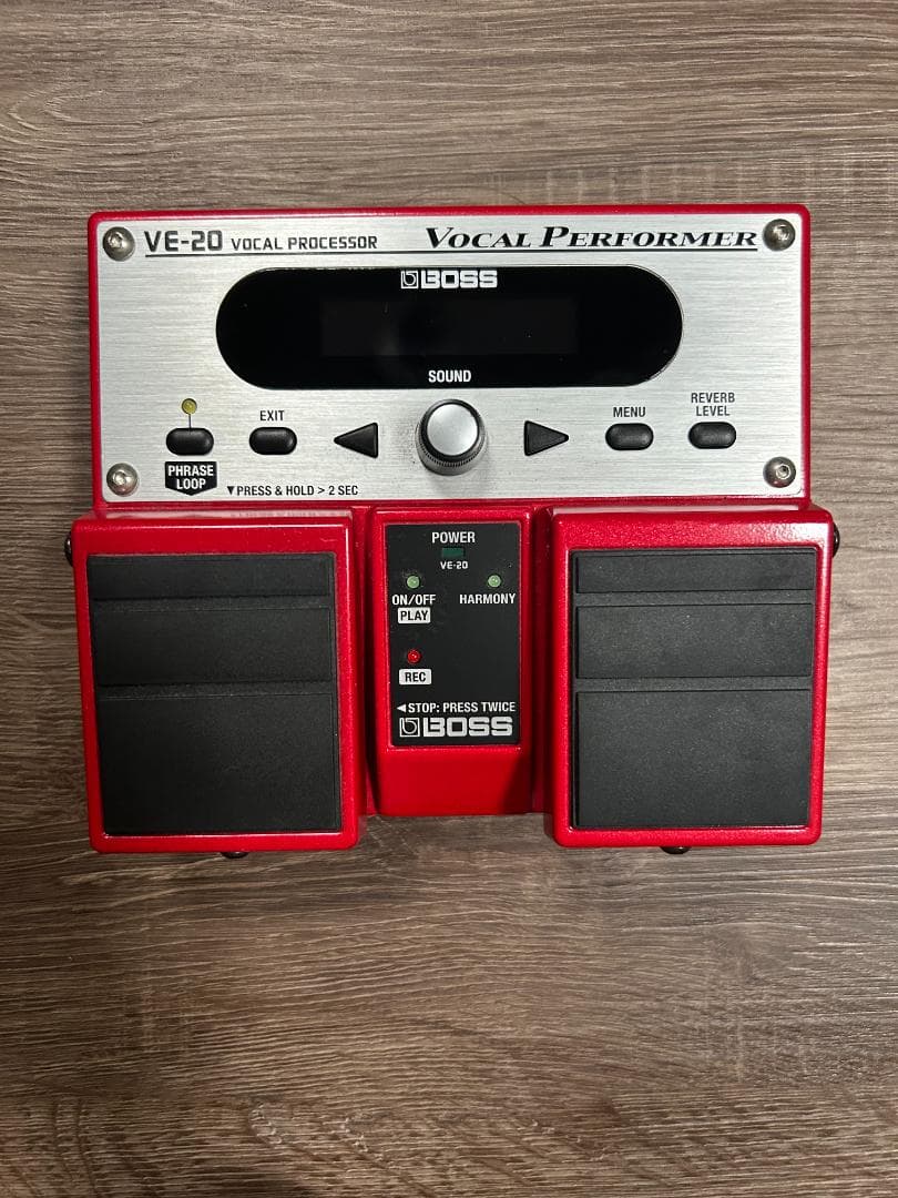 【美品】BOSS VE-20 ボーカルプロセッサー　電源ケーブル・箱付