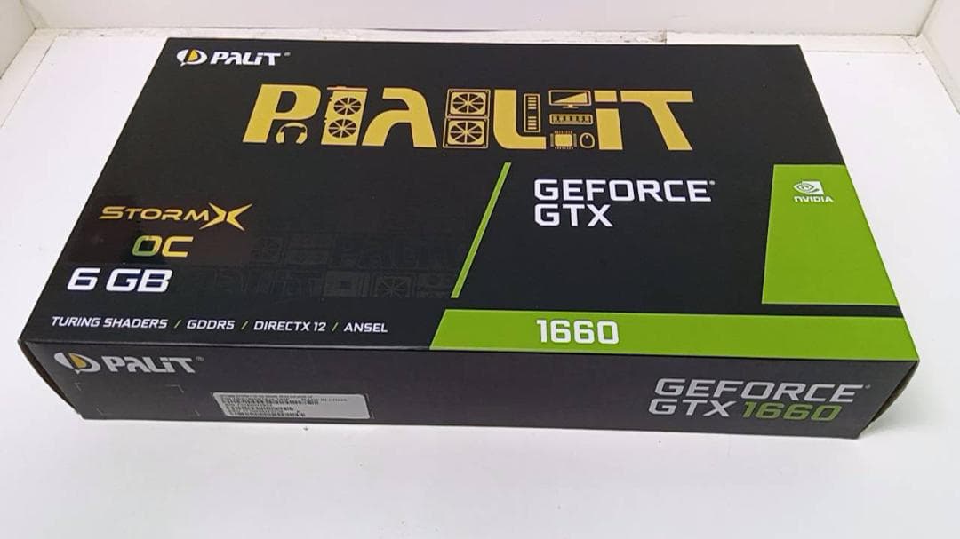 Palit GeForce GTX 1660 6GB StormX OC 使用中