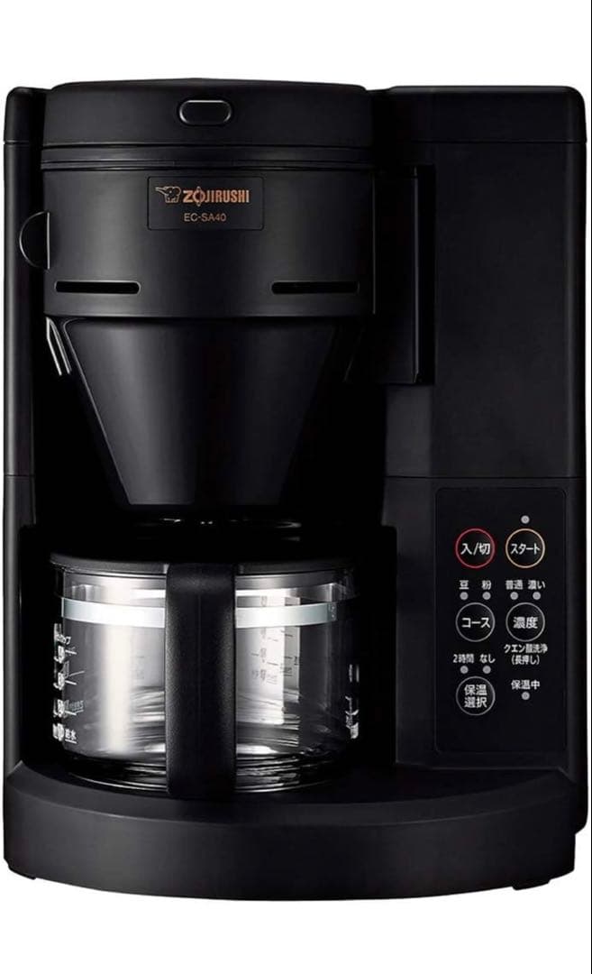 象印マホービン コーヒーメーカー 全自動 ブラック EC-SA40-BA