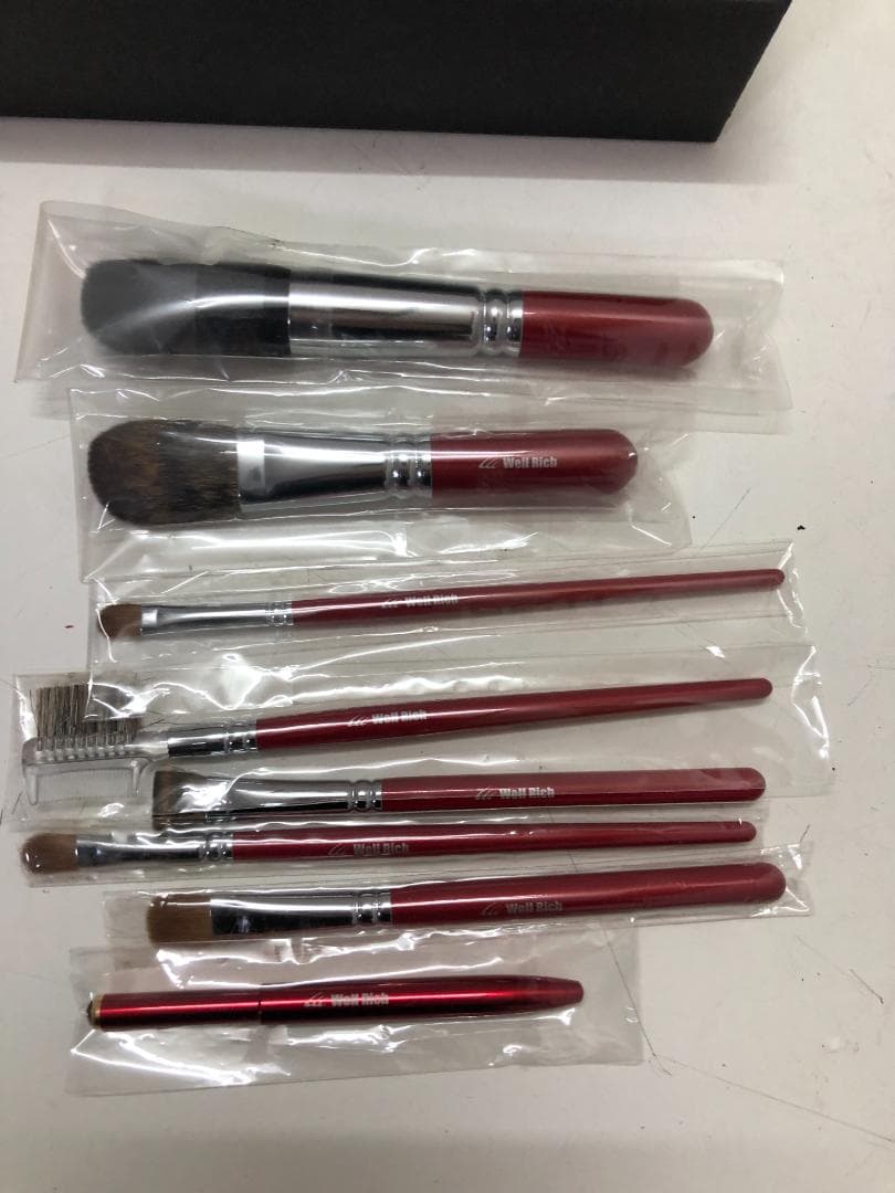 熊野筆 ブラシメイクブラシセット 8本 ケース付き 250123-4