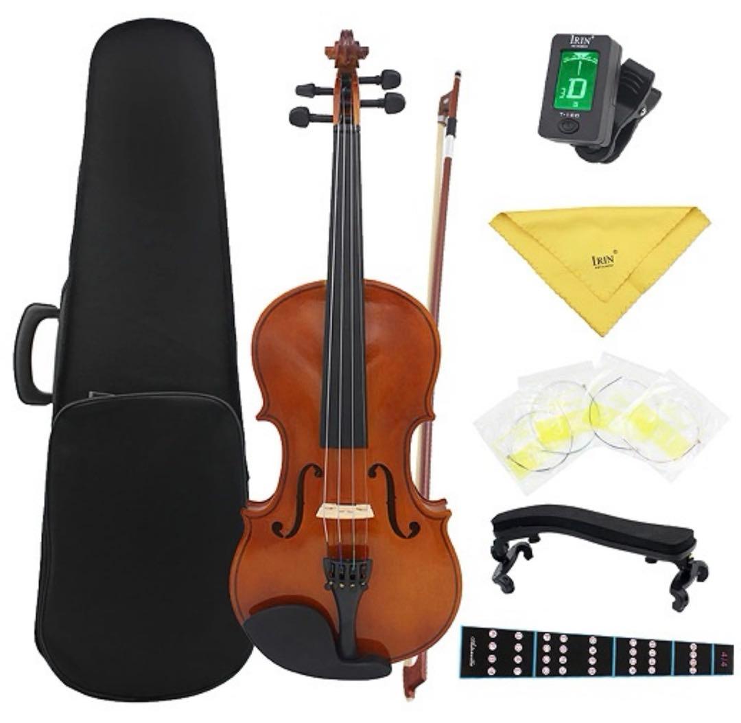 新品 バイオリン ケース 付属品セット 1/2 4/4 3/4 1/4 1/8
