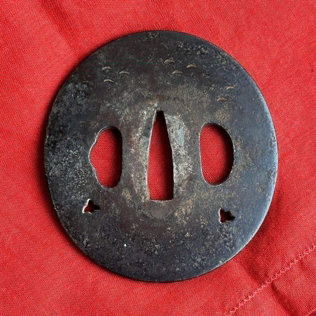 日本刀装具　立田川　無銘　江戸中期