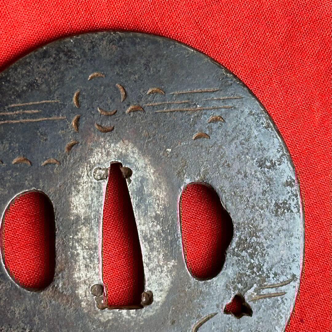 日本刀装具　立田川　無銘　江戸中期