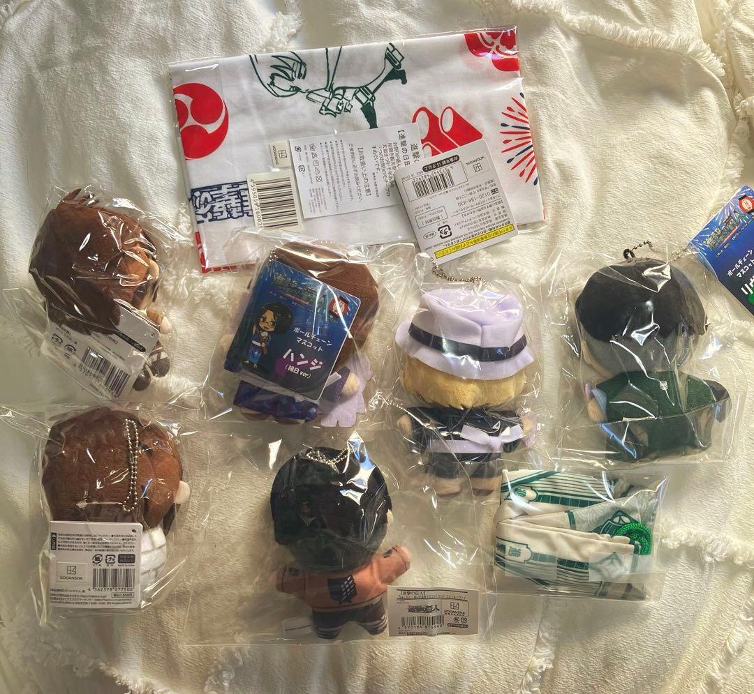進撃の巨人 幹部組 ぬいぐるみマスコット まとめ売り