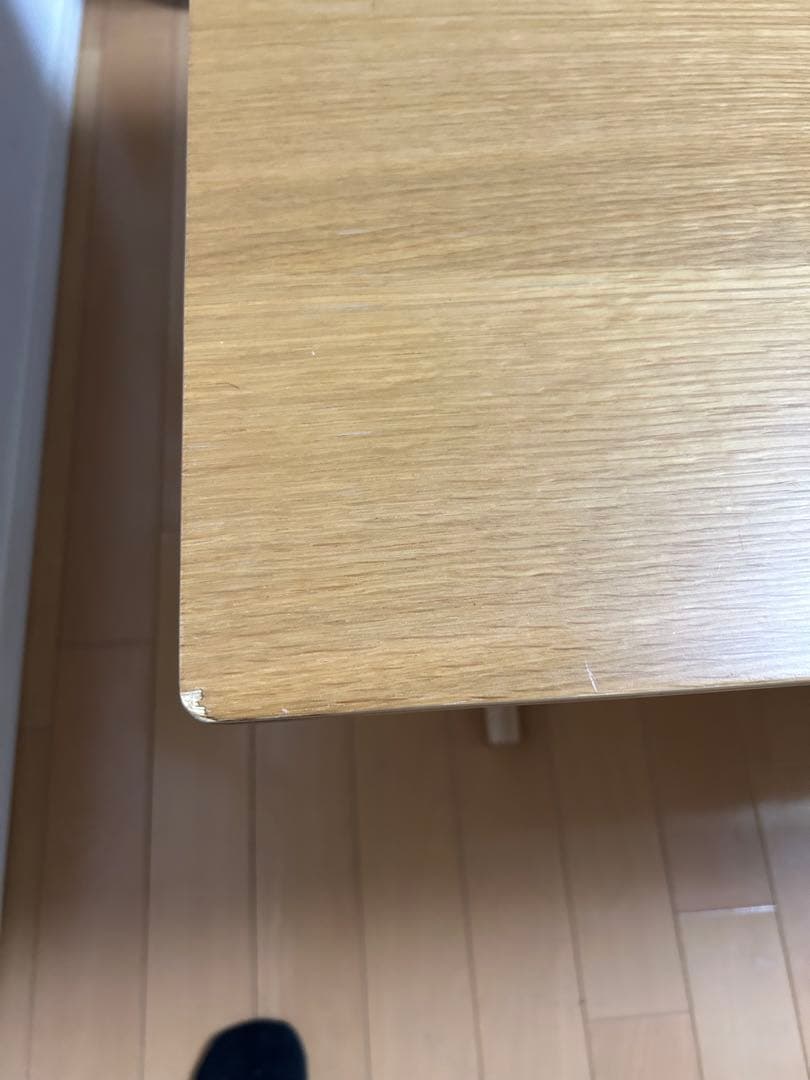 【お値下げ】無印良品 リビングでもダイニングでもつかえる テーブル4 オーク材