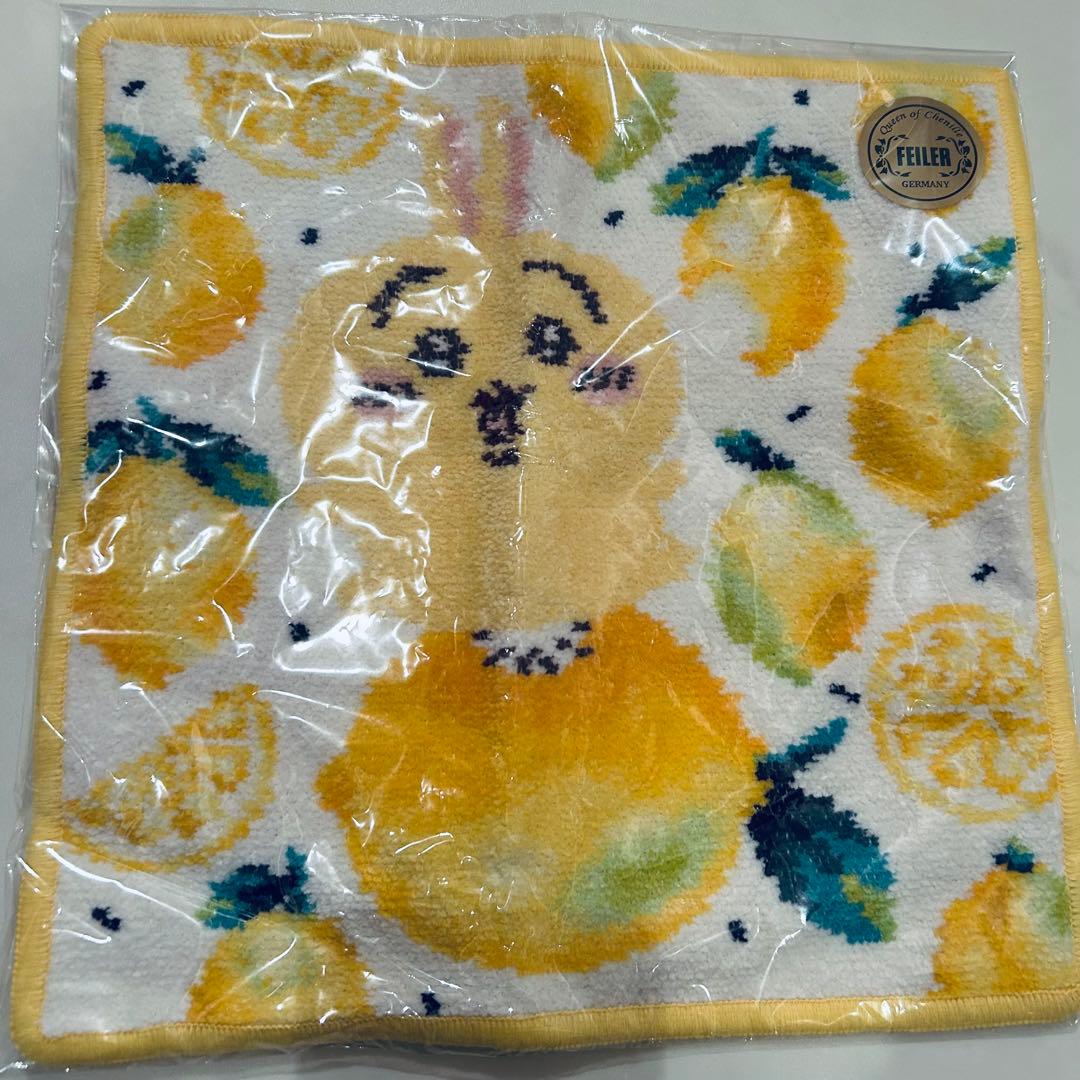 【未使用】ちいかわ&うさぎ　フェイラー　ポーチ+ハンカチ