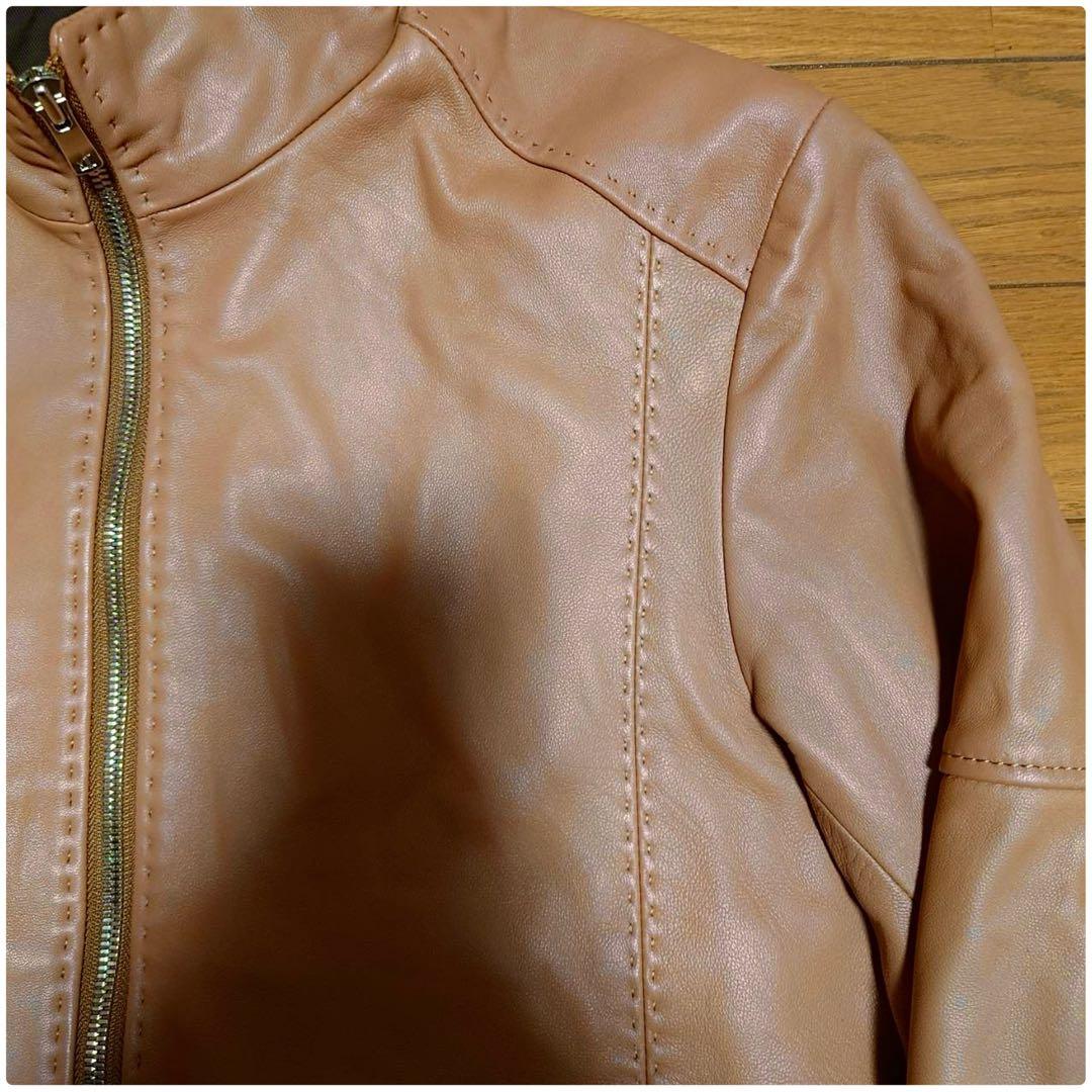 定価5.1万 メンズビギ 最高級ラムレザークロームタンニングジャケット 1/SM