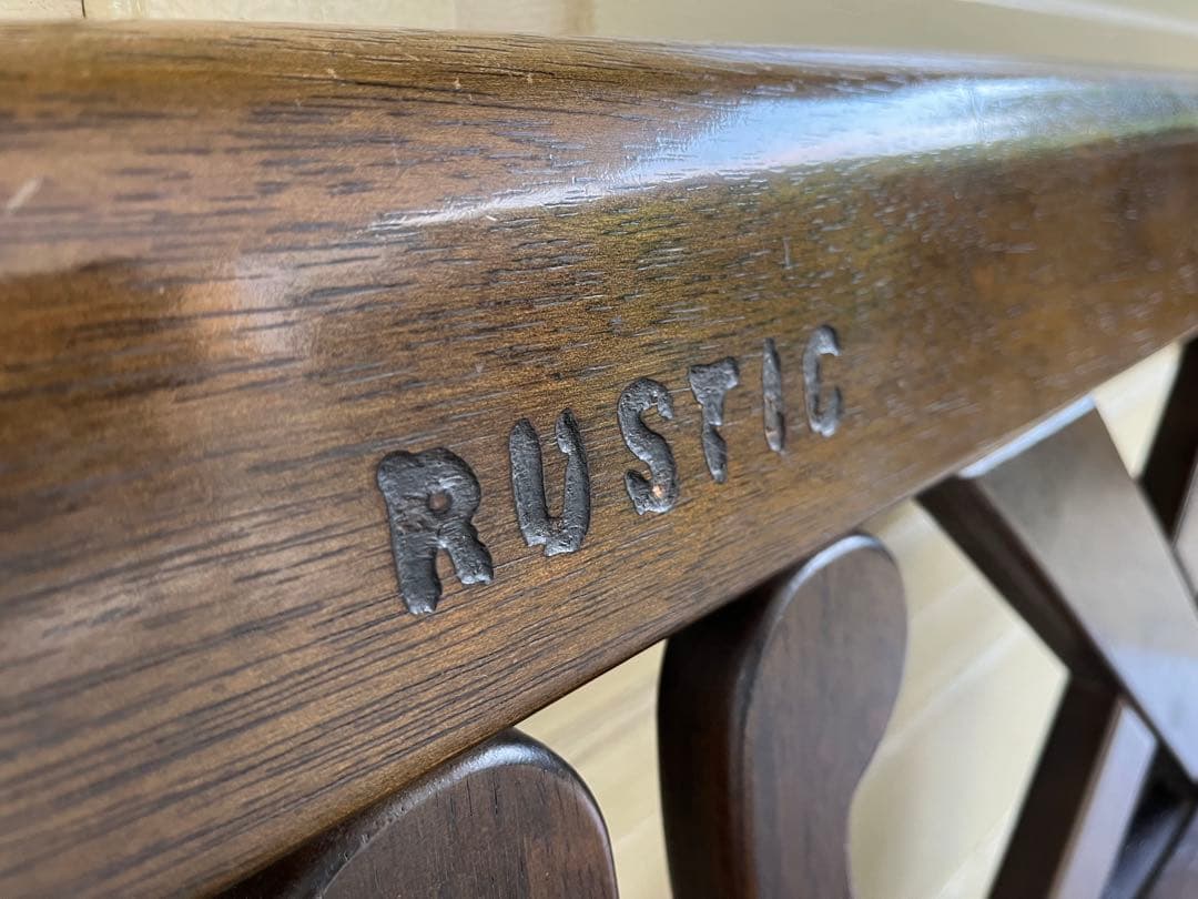 カリモク RUSTIC ベンチ 104㎝ アンティーク ルスティック801029